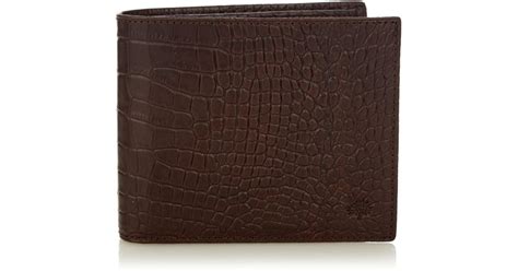 mulberry men wallet crocodile.